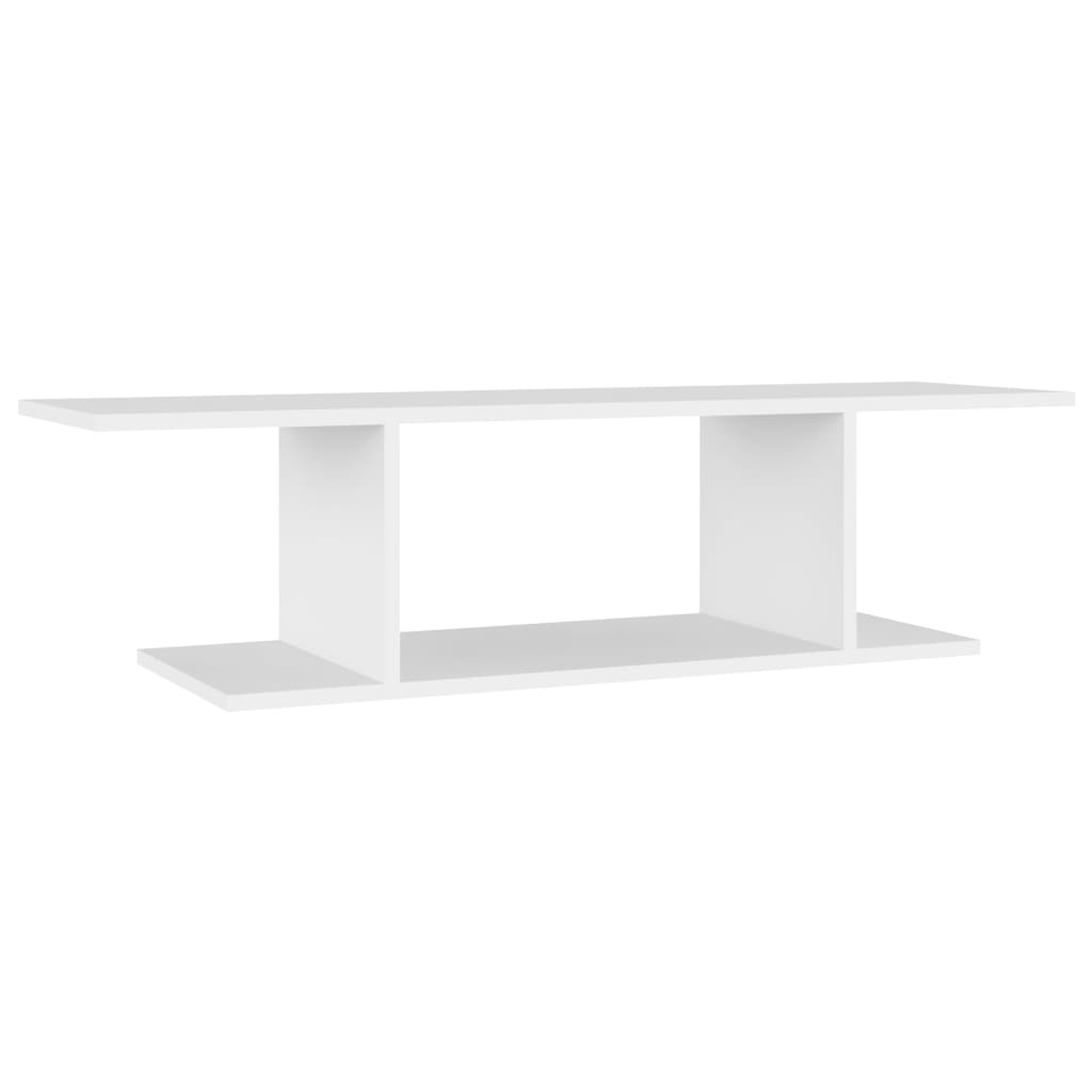Meuble TV mural blanc 103x30x26,5 cm