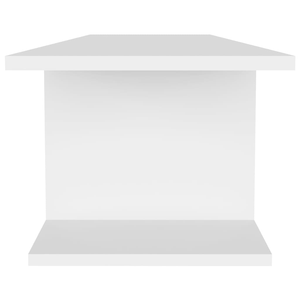 Meuble TV mural blanc 103x30x26,5 cm