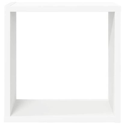 Würfelregale 2 Stk. Weiß 30x15x30 cm