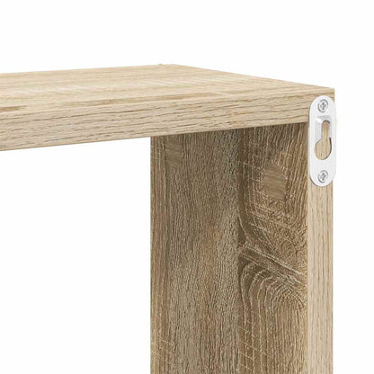 Würfelregale 2 Stk. Sonoma-Eiche 30x15x30 cm
