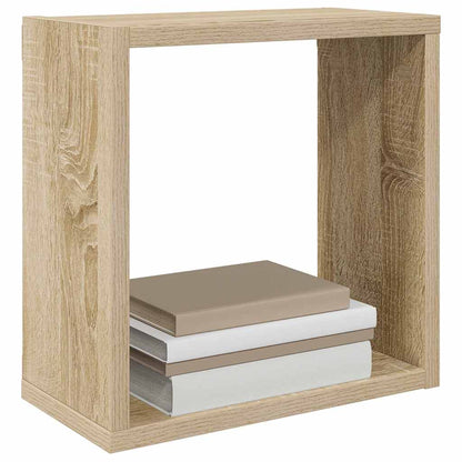 Würfelregale 4 Stk. Sonoma-Eiche 30x15x30 cm