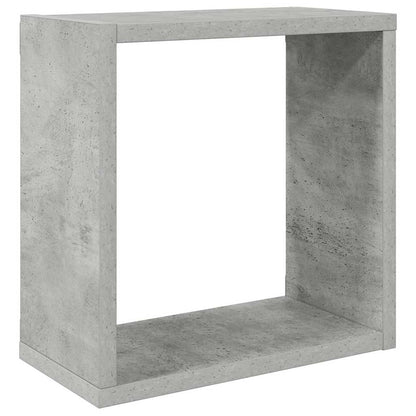 Würfelregale 2 Stk. Betongrau 30x15x30 cm