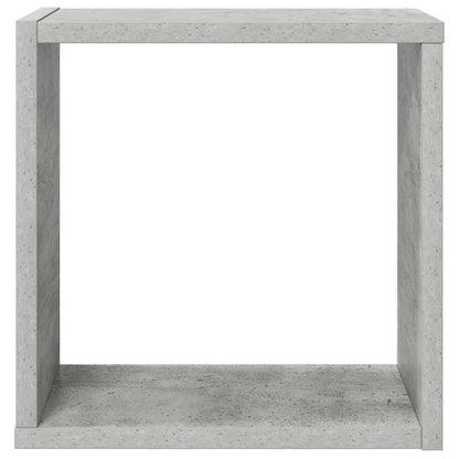 Würfelregale 2 Stk. Betongrau 30x15x30 cm