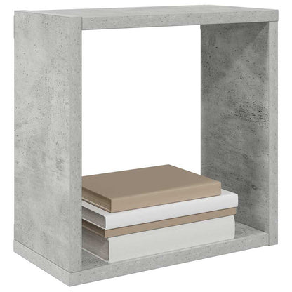 Würfelregale 4 Stk. Betongrau 30x15x30 cm