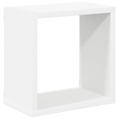 Würfelregale 2 Stk. Weiß 26x15x26 cm