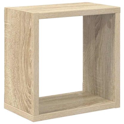 Würfelregale 4 Stk. Sonoma-Eiche 26x15x26 cm