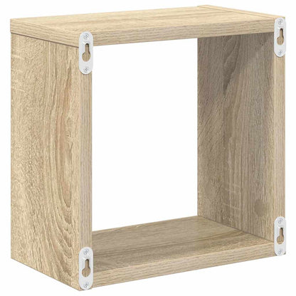 Würfelregale 6 Stk. Sonoma-Eiche 26x15x26 cm