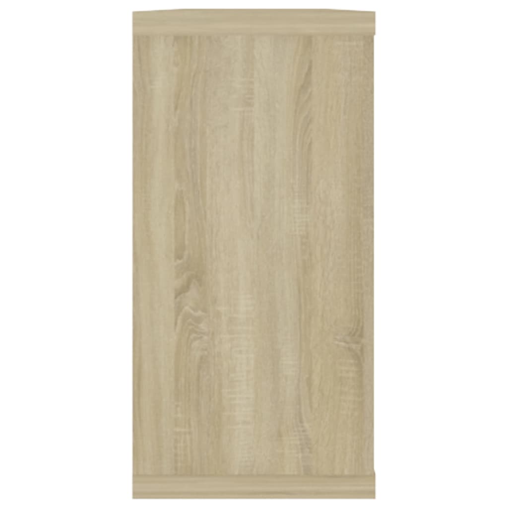 Étagères cubiques 2 pcs. Chêne Sonoma 100x15x30 cm matériau bois