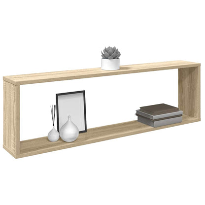 Würfelregale 4 Stk. Sonoma-Eiche 100x15x30 cm Holzwerkstoff