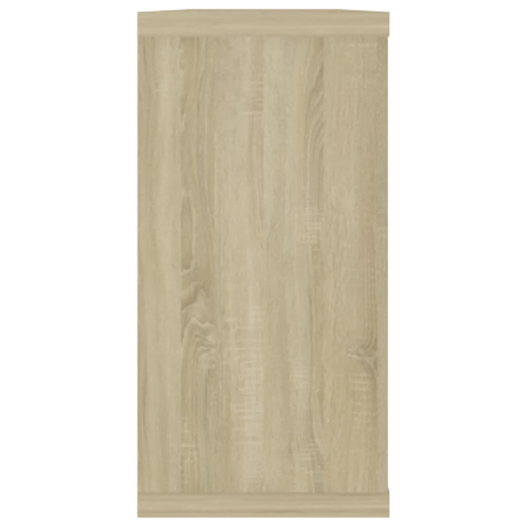 Étagères cubiques 4 pcs. Chêne Sonoma 100x15x30 cm matériau bois