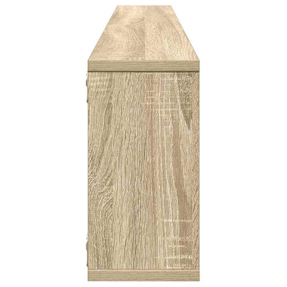 Würfelregale 4 Stk. Sonoma-Eiche 100x15x30 cm Holzwerkstoff