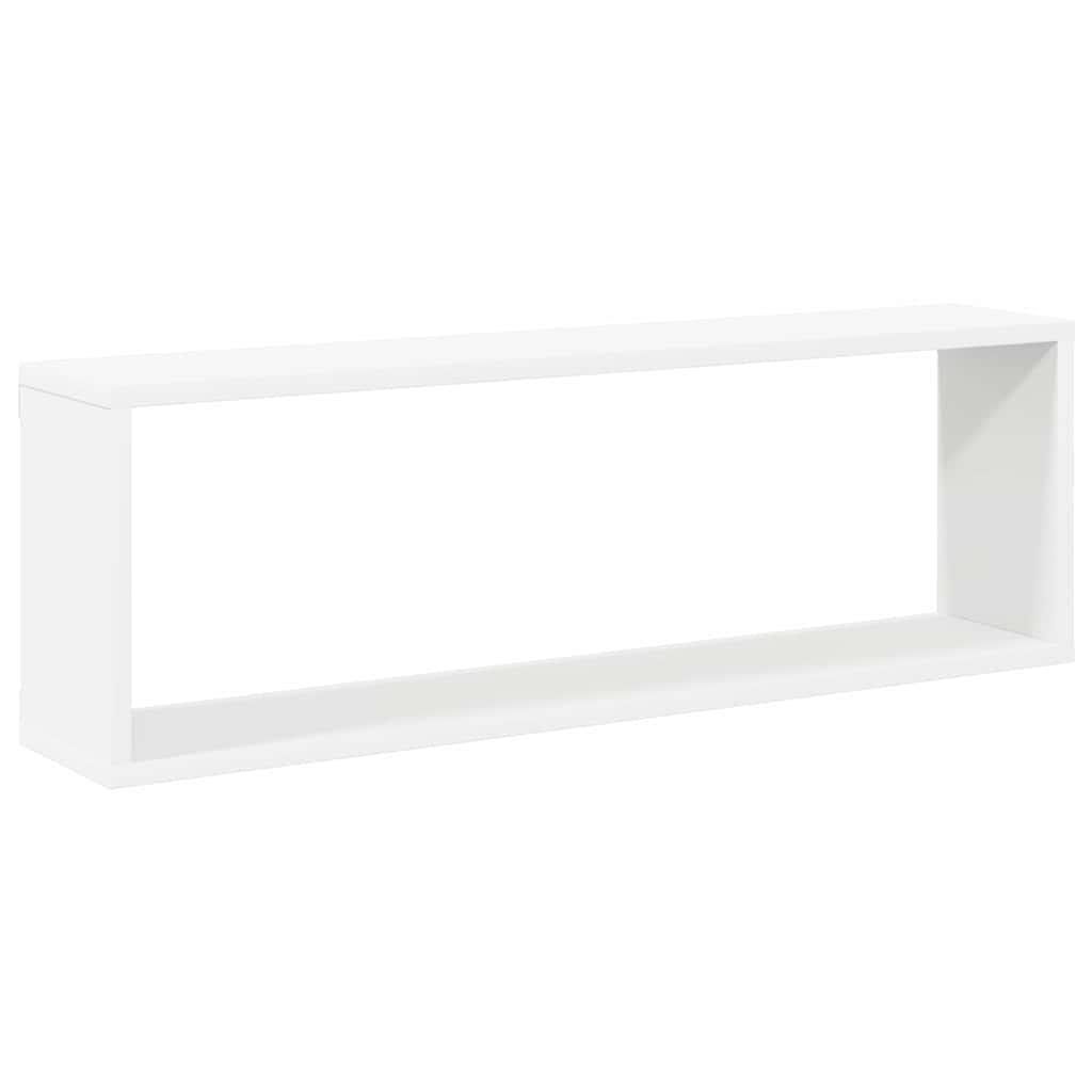 Würfelregale 4 Stk. Weiß 80x15x26,5 cm Holzwerkstoff