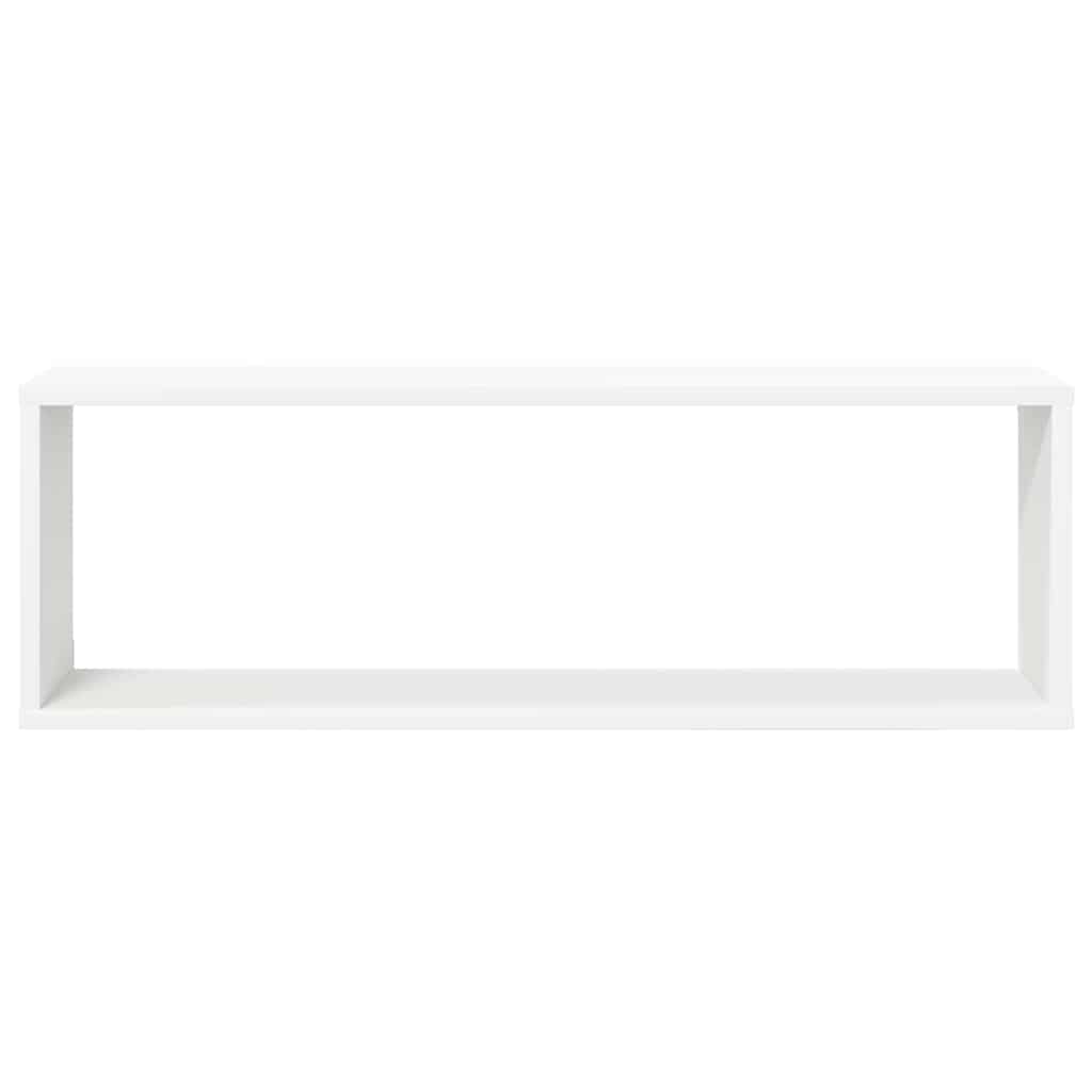 Würfelregale 4 Stk. Weiß 80x15x26,5 cm Holzwerkstoff