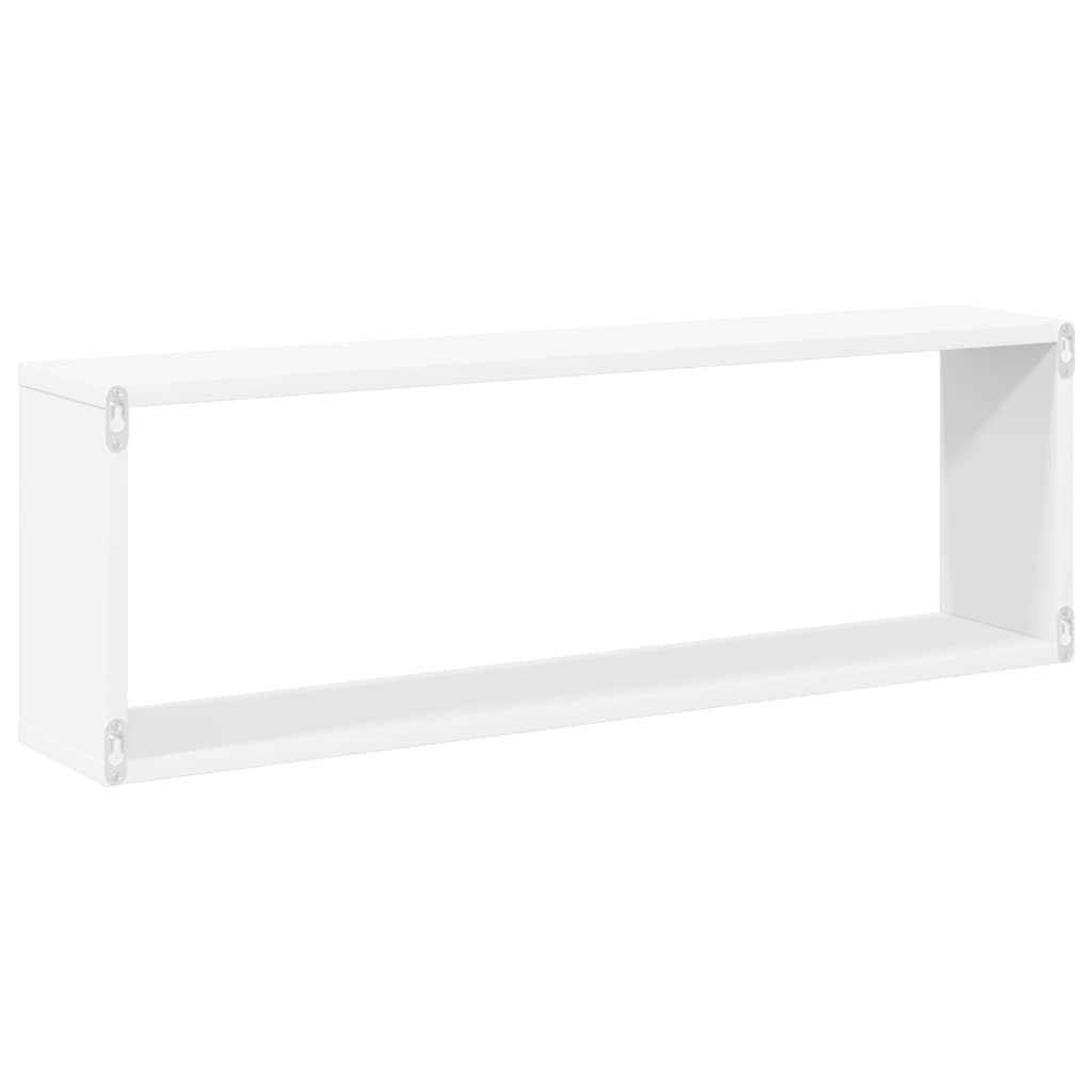 Würfelregale 4 Stk. Weiß 80x15x26,5 cm Holzwerkstoff