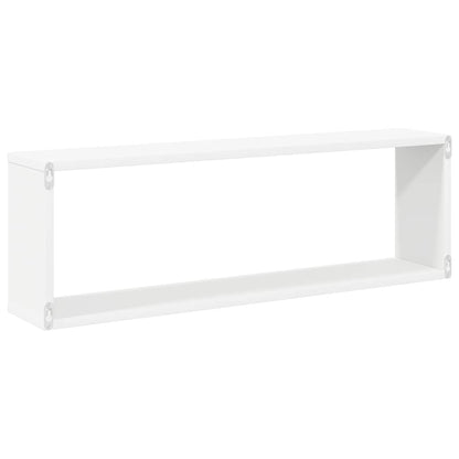 Würfelregale 4 Stk. Weiß 80x15x26,5 cm Holzwerkstoff