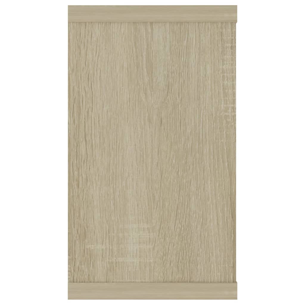 Étagères cubiques 2 pcs. Chêne Sonoma 80x15x26,5 cm matériau bois