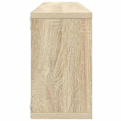 Würfelregale 4 Stk. Sonoma-Eiche 80x15x26,5 cm Holzwerkstoff