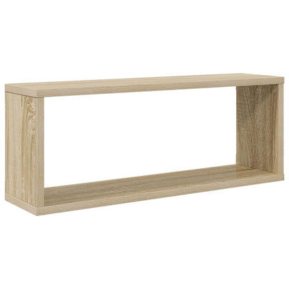 Würfelregale 2 Stk. Sonoma-Eiche 60x15x23 cm Holzwerkstoff