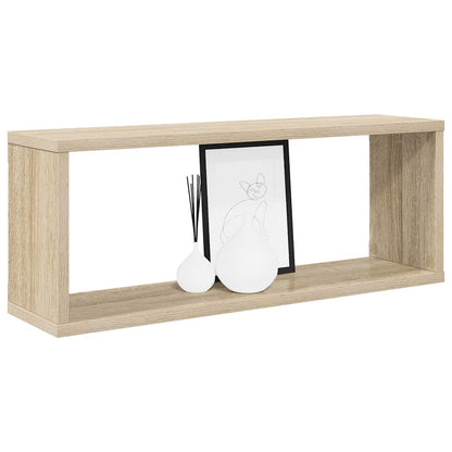Würfelregale 4 Stk. Sonoma-Eiche 60x15x23 cm Holzwerkstoff