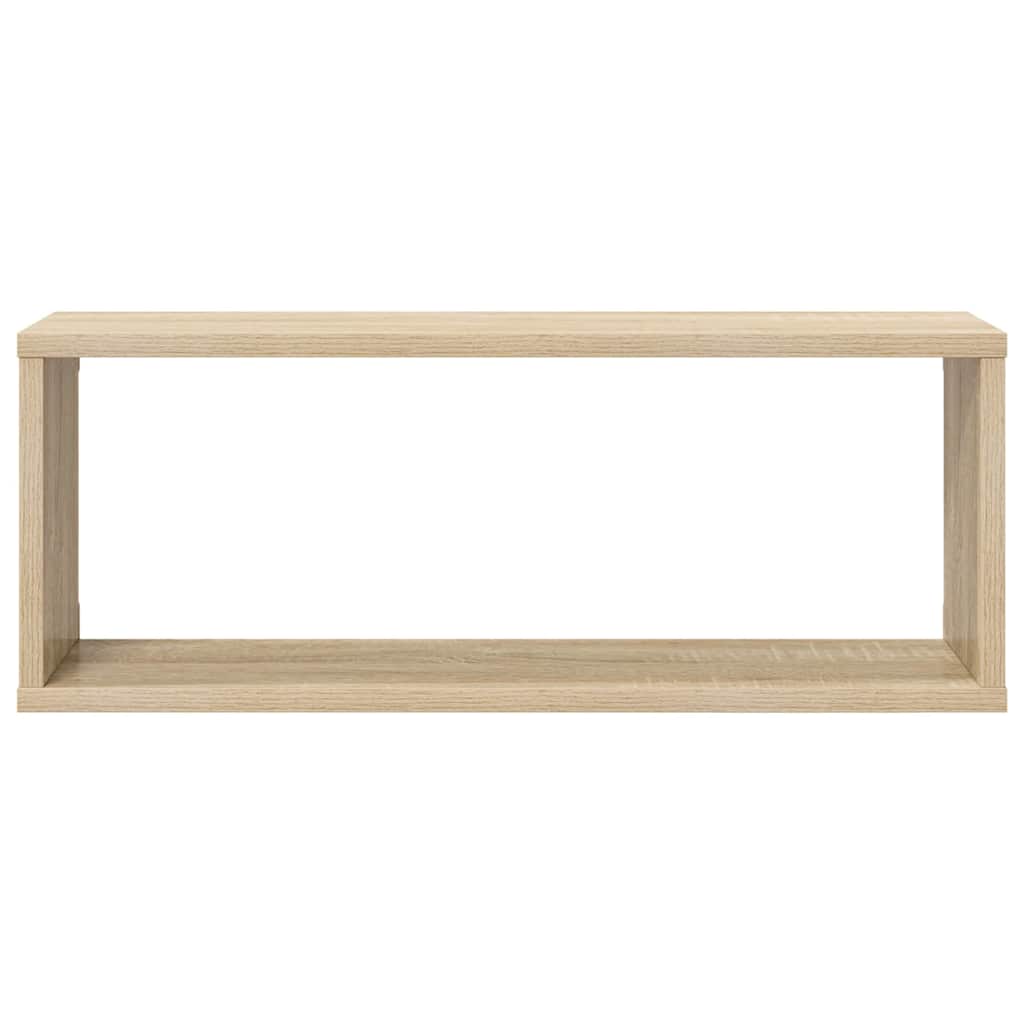 Würfelregale 4 Stk. Sonoma-Eiche 60x15x23 cm Holzwerkstoff