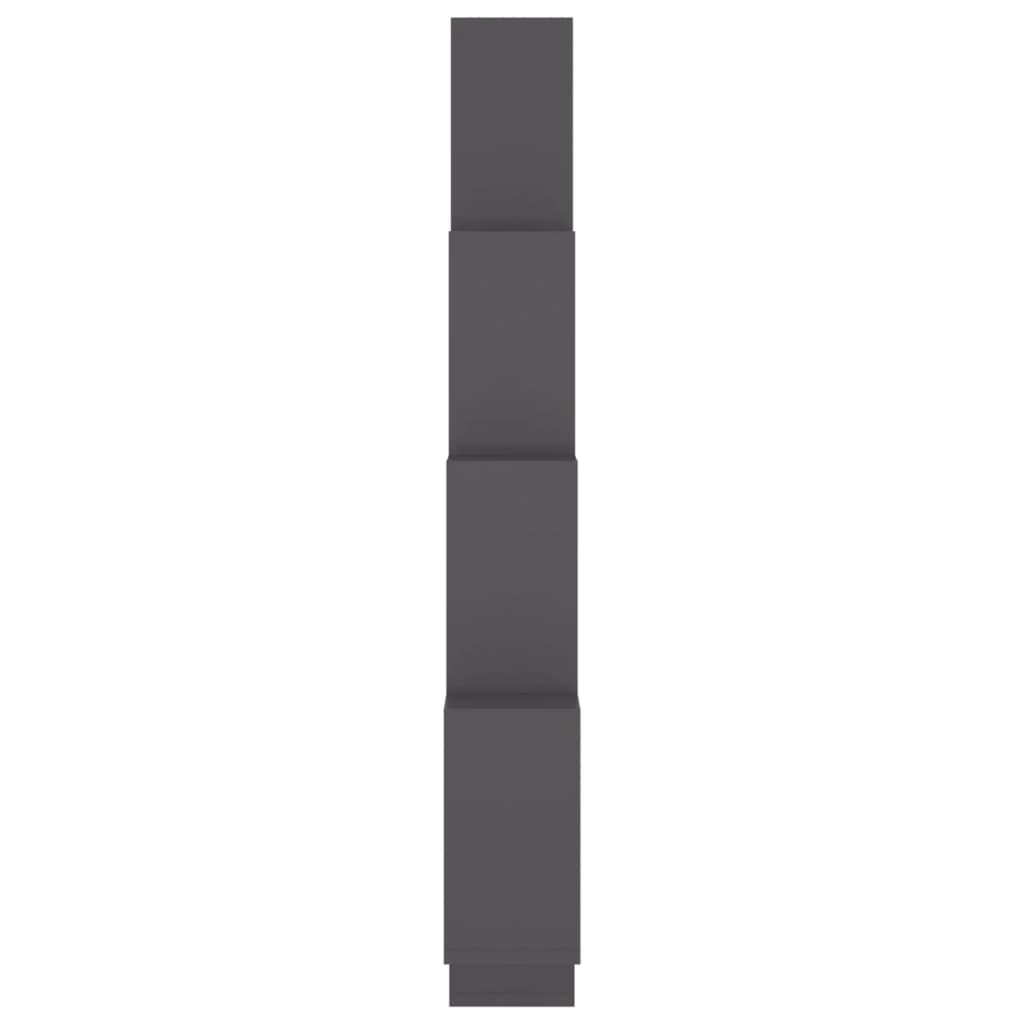 Würfelregal Grau 90x15x119 cm Holzwerkstoff