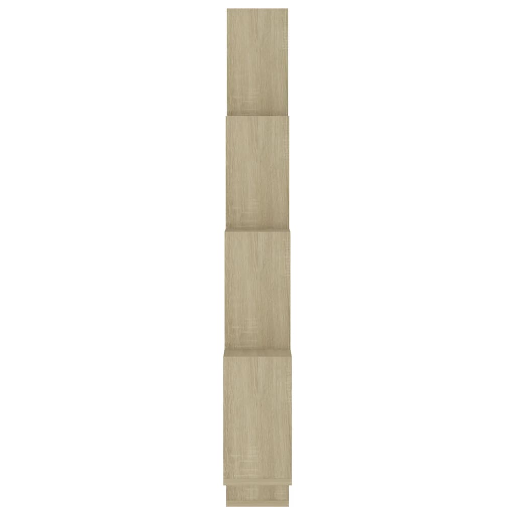 Würfelregal Sonoma-Eiche 90x15x119 cm Holzwerkstoff