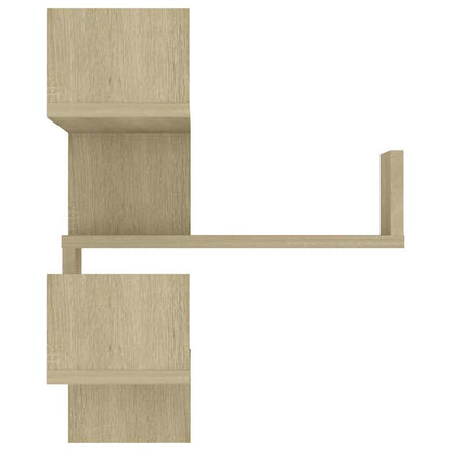 Wand-Eckregal Sonoma-Eiche 40x40x50 cm Holzwerkstoff