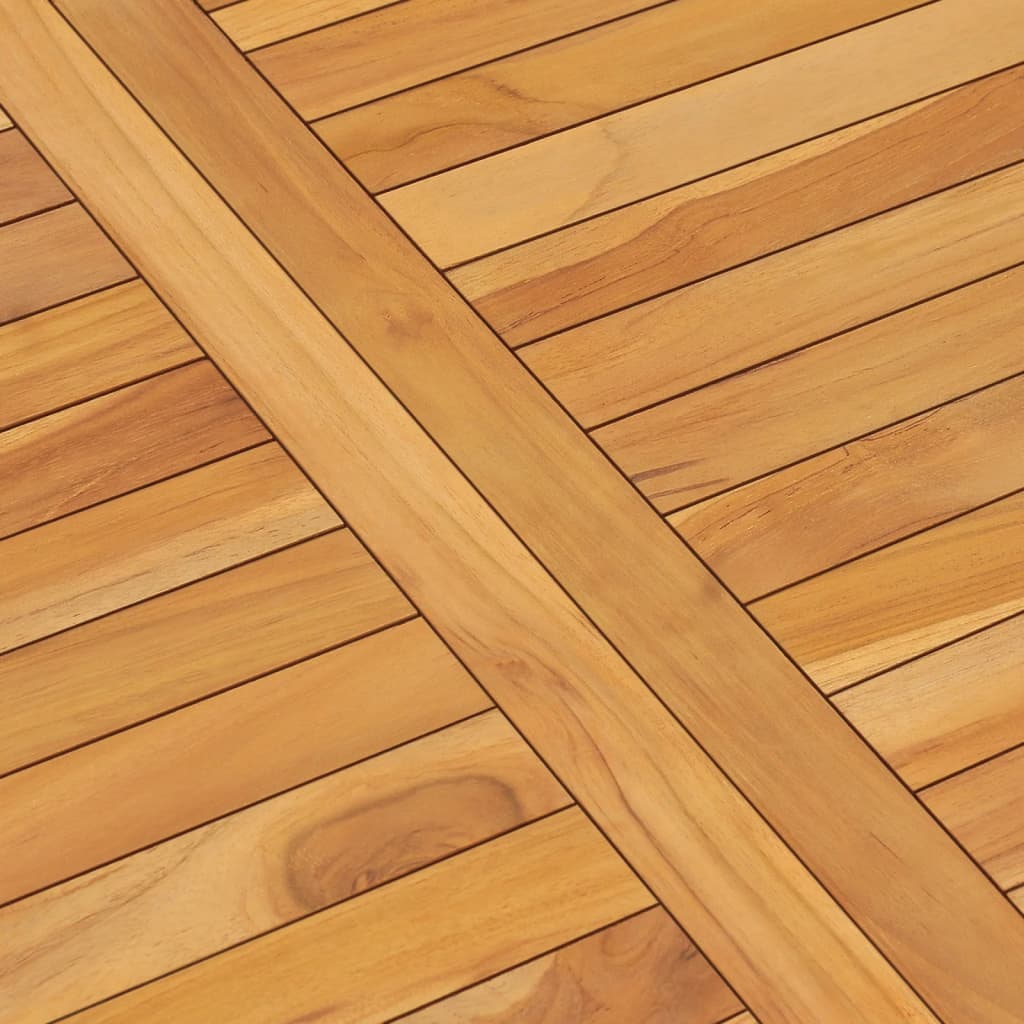 Garden Esstisch 120x70x77 cm Massiv Teakholz