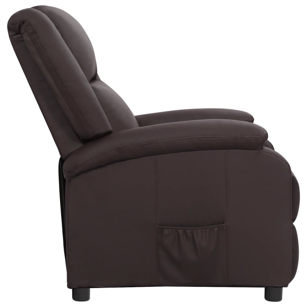 Relaxsessel Braun Echtleder