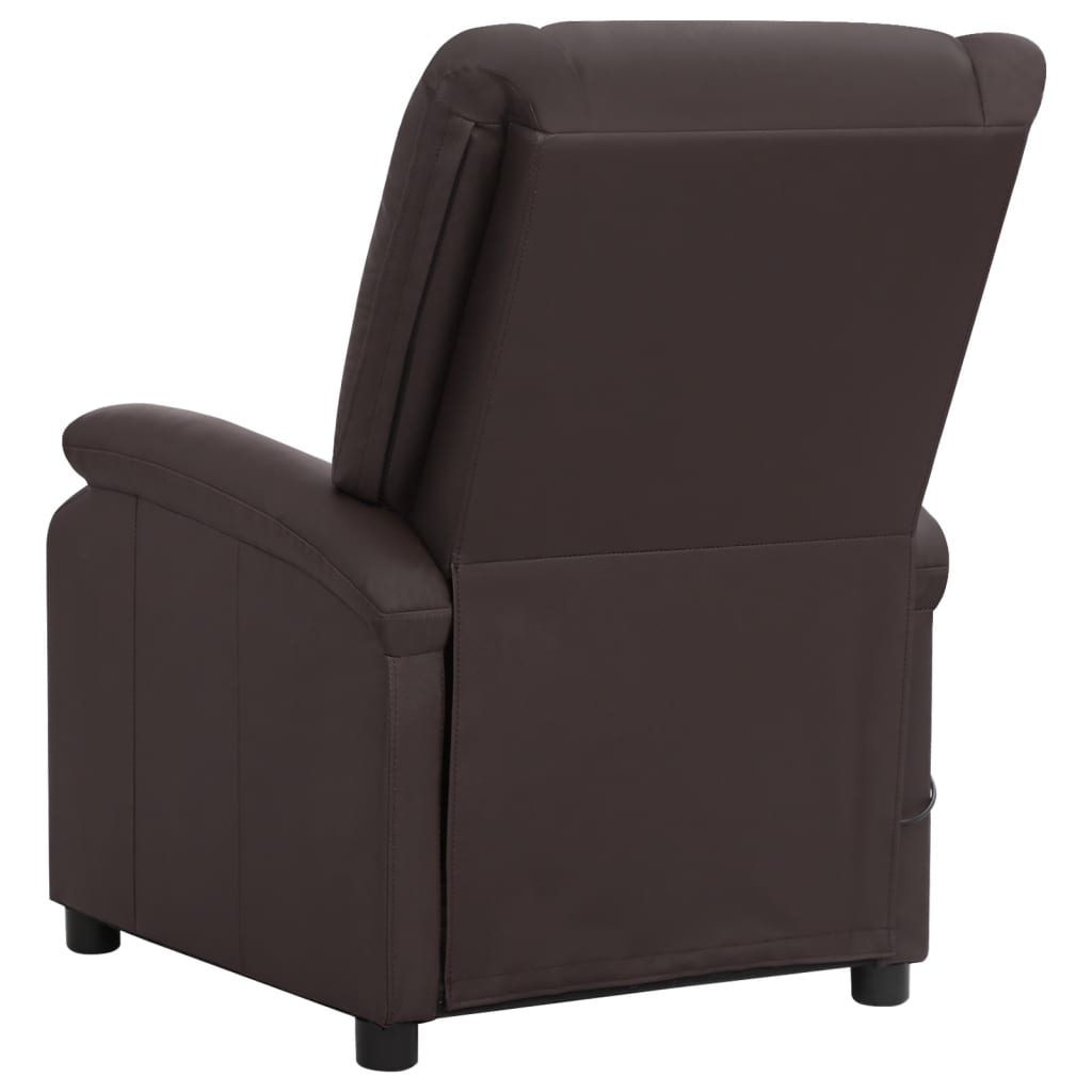 Relaxsessel Braun Echtleder
