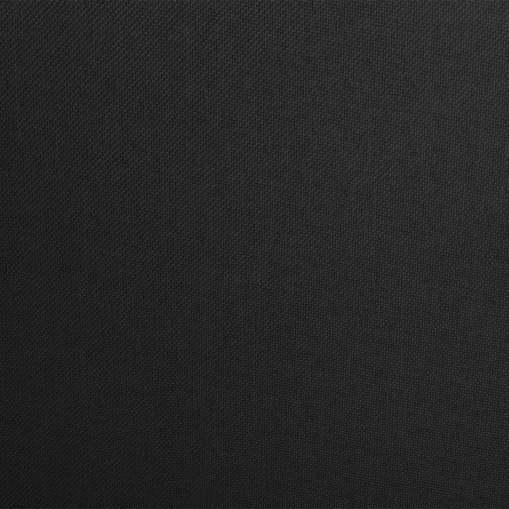 Esszimmerstühle 4 Stk. Schwarz Stoff