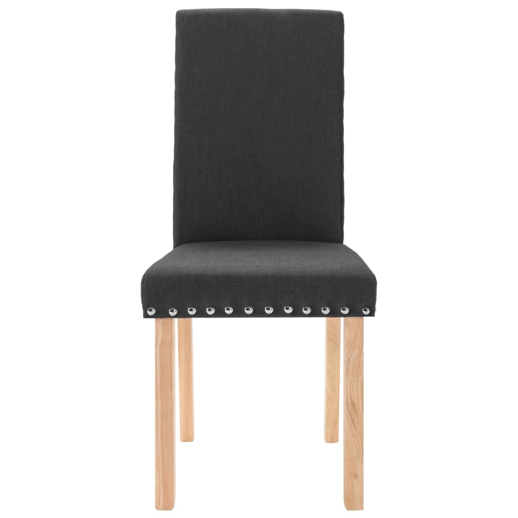 Esszimmerstühle 4 Stk. Schwarz Stoff