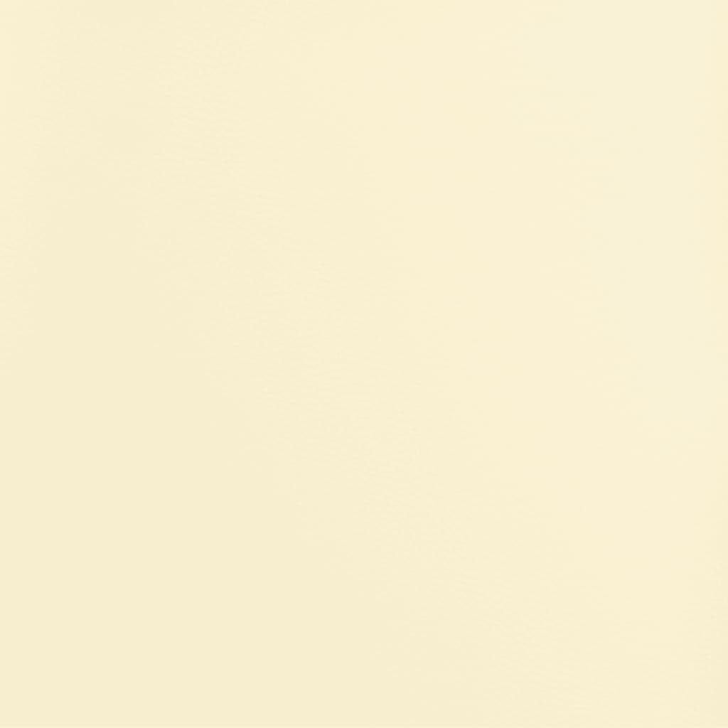 Esszimmerstühle 4 Stk. Creme PVC