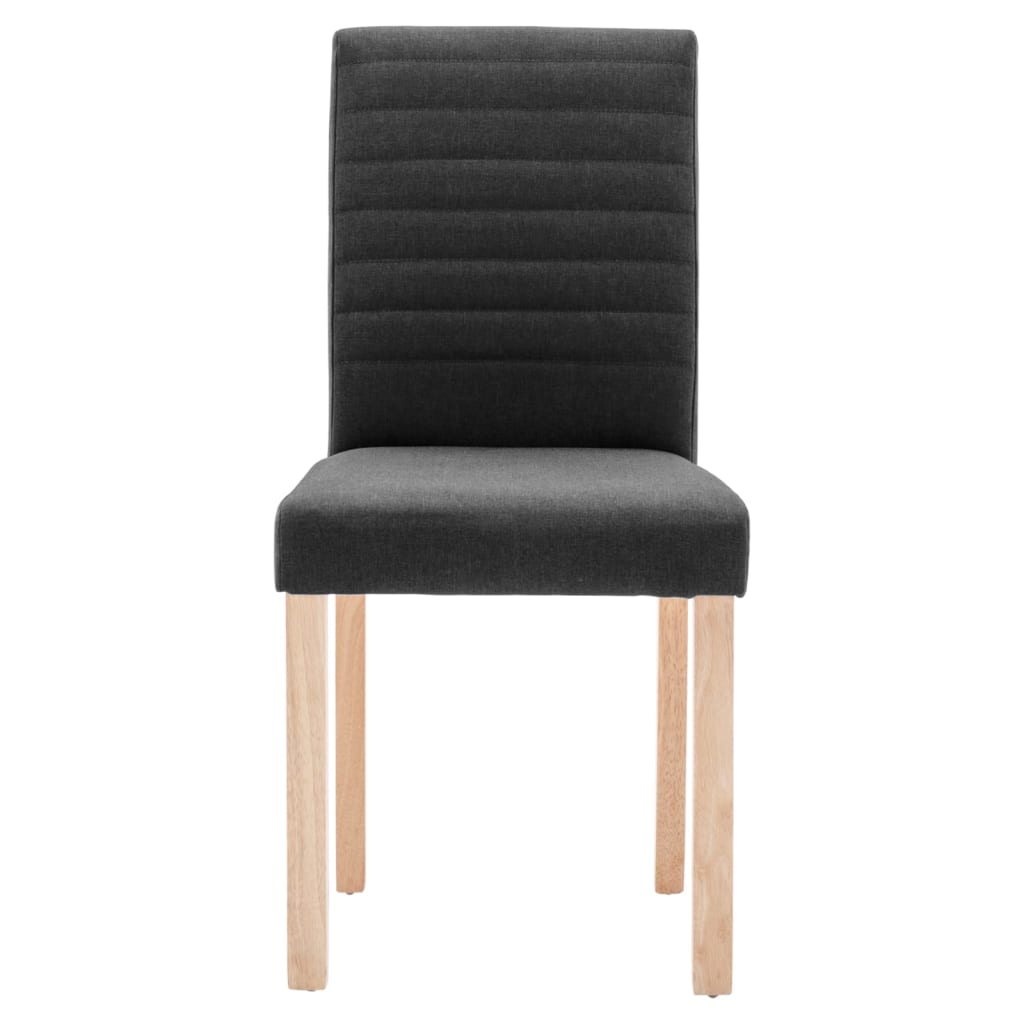 Esszimmerstühle 4 Stk. Schwarz Stoff