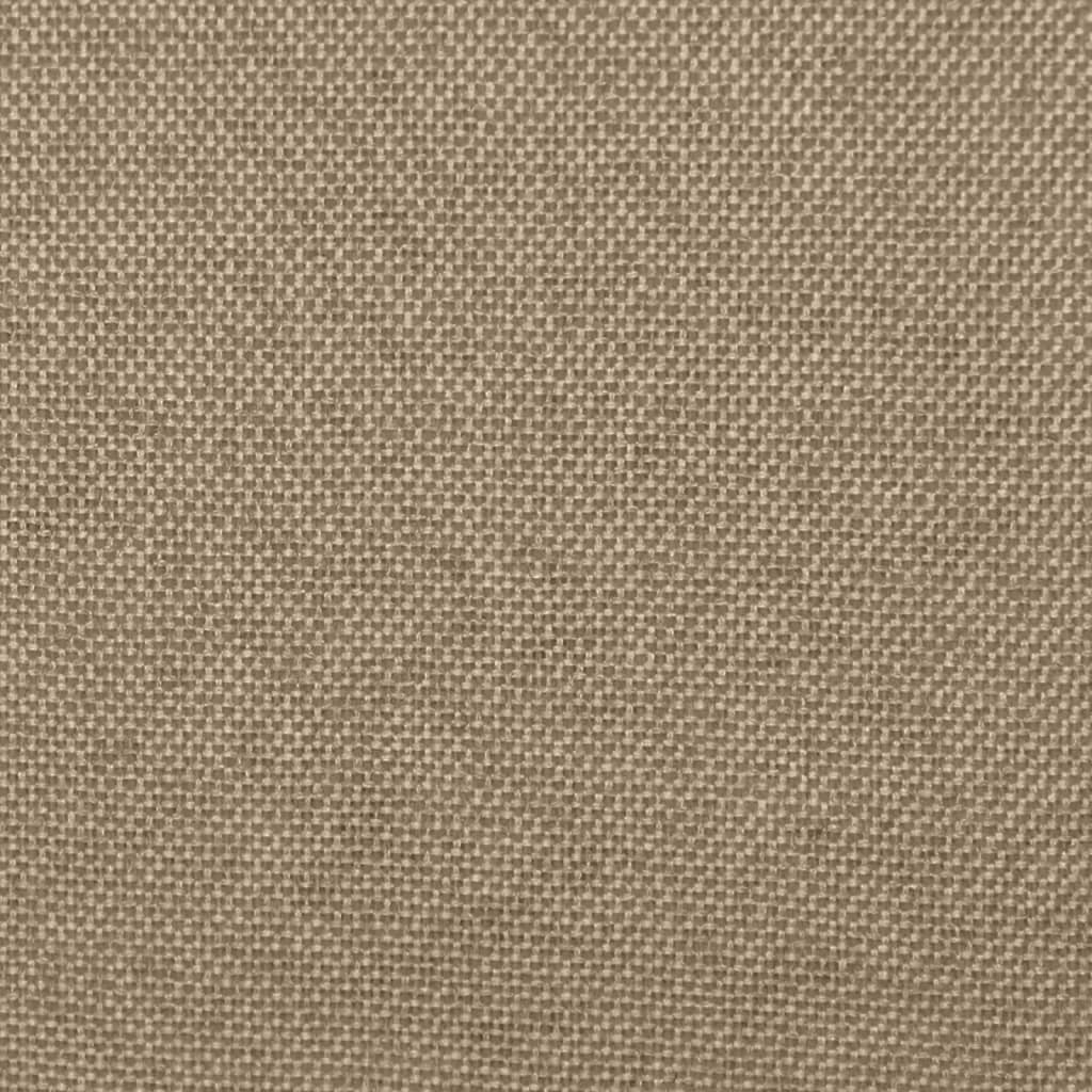 Esszimmerstühle 4 Stück Taupe Stoff