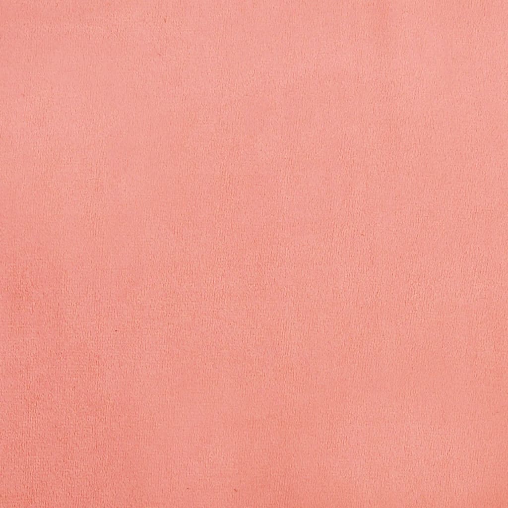 Esszimmerstühle 4 Stk. Rosa Samt