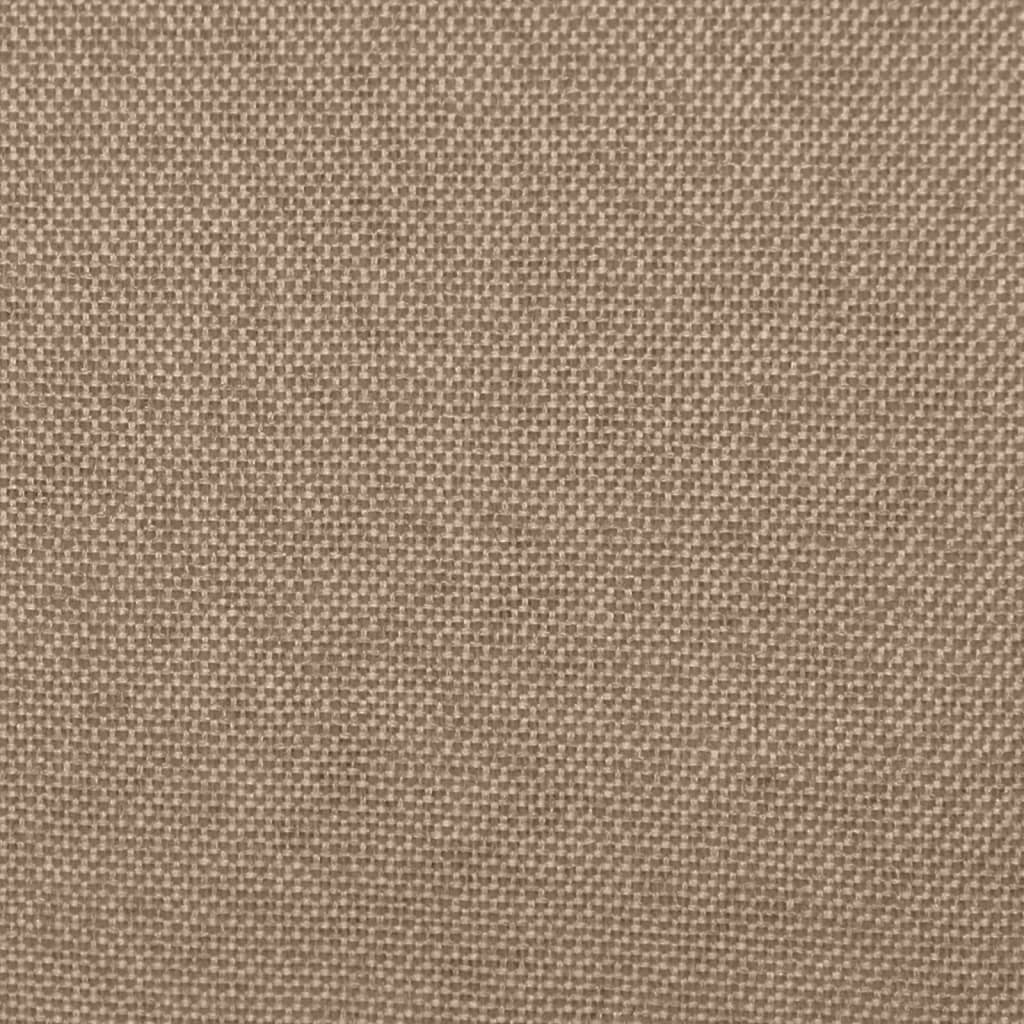 Esszimmerstühle 2 Stk. Taupe Stoff