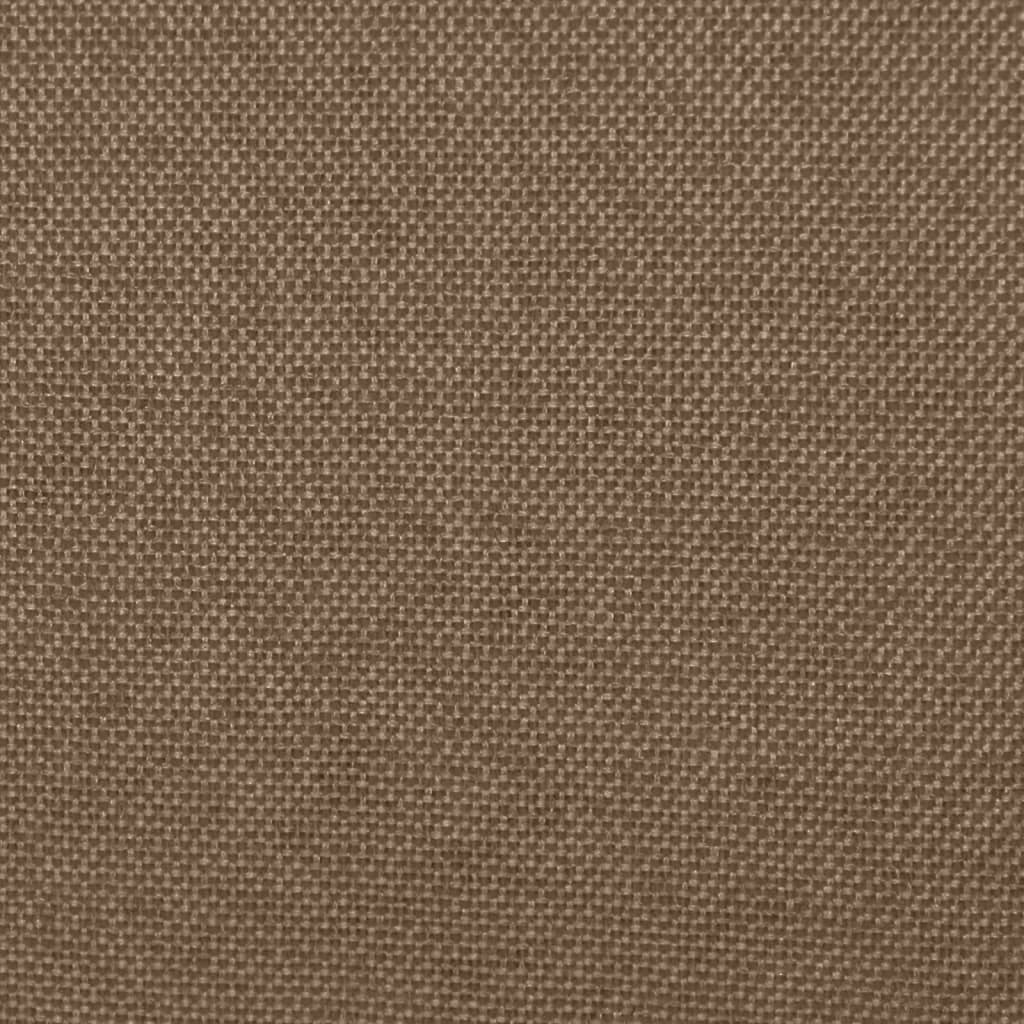Esszimmerstühle 4 Stück Braun Stoff