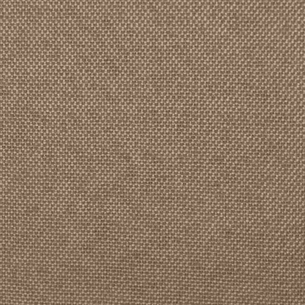 Esszimmerstühle 2 Stk. Taupe Stoff
