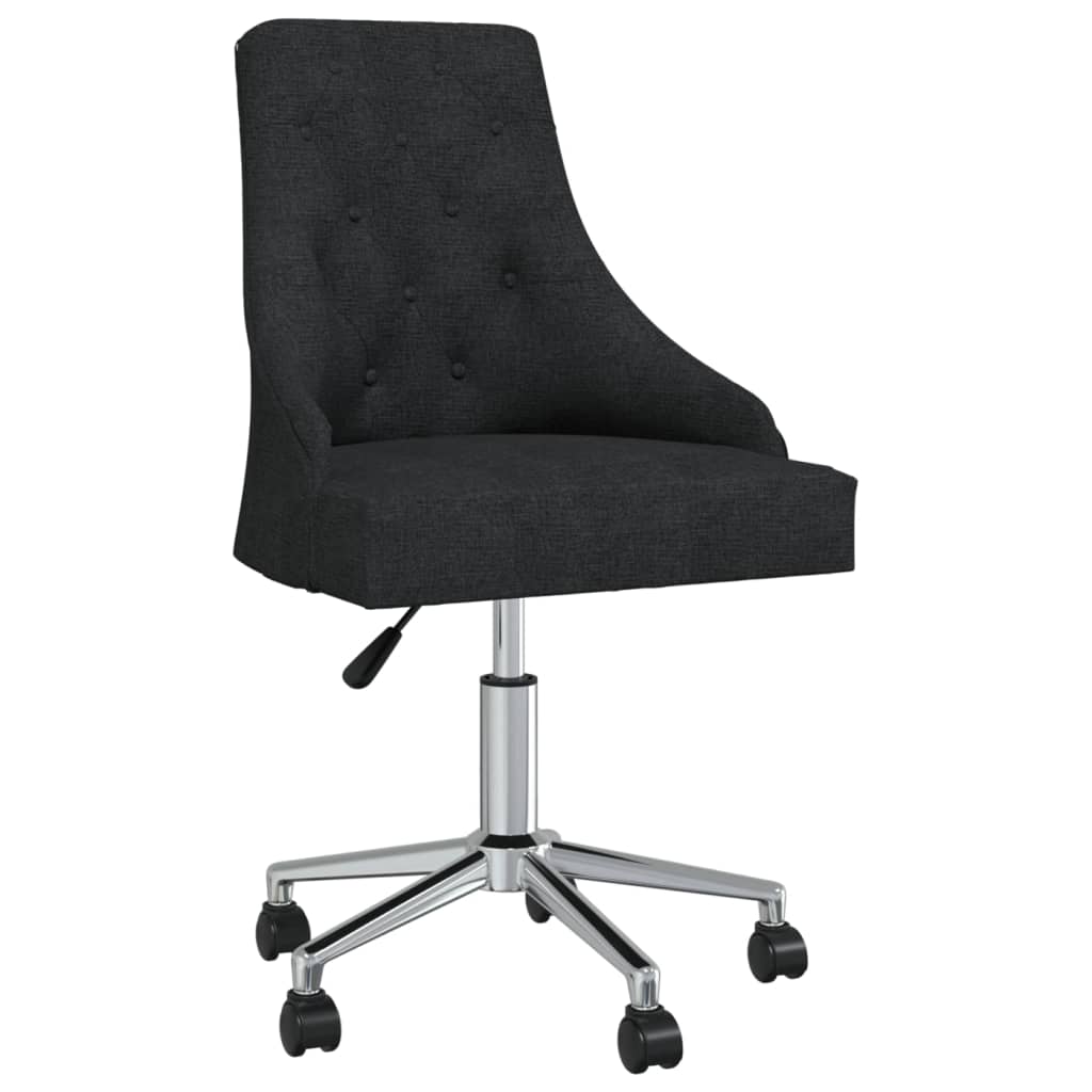 Bürostuhl Drehbar Schwarz Stoff