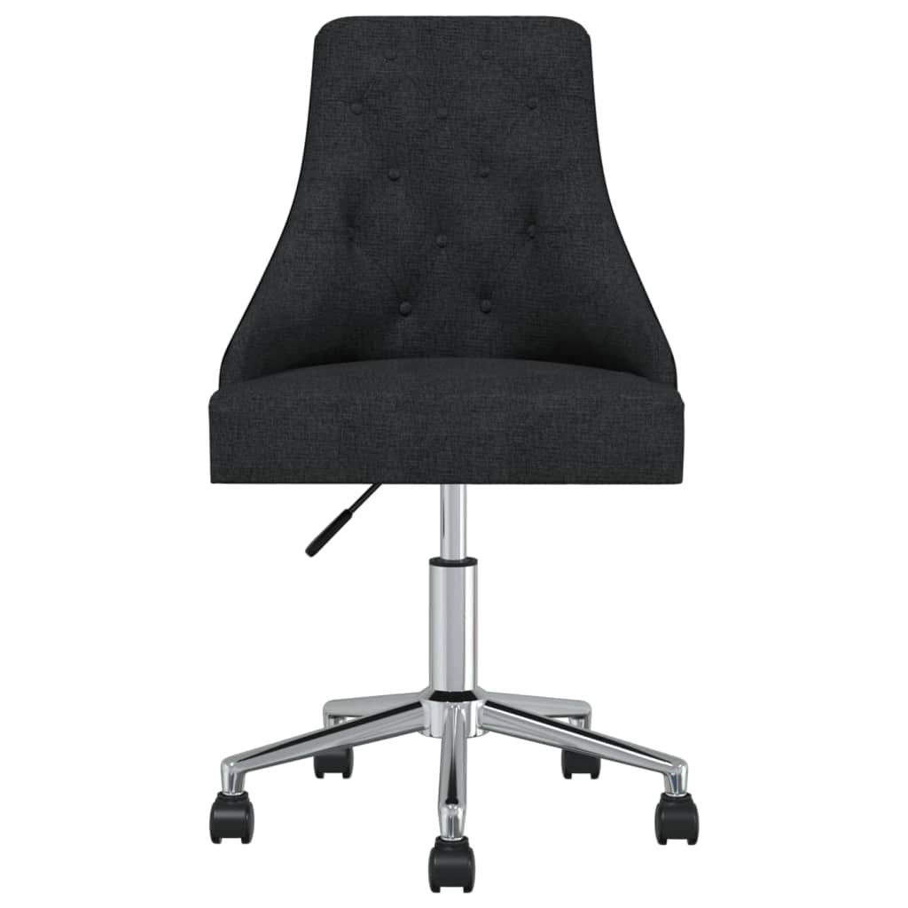 Bürostuhl Drehbar Schwarz Stoff