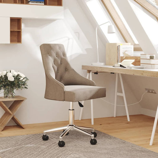 Bürostuhl Drehbar Taupe Stoff