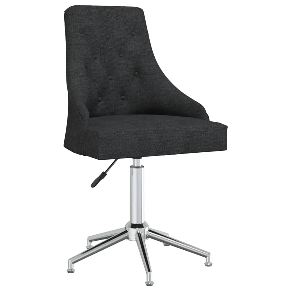 Bürostuhl Drehbar Schwarz Stoff