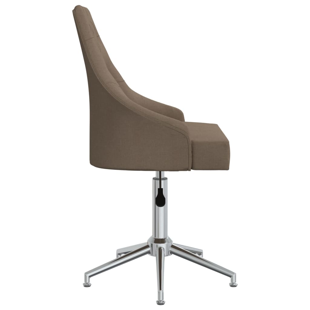 Bürostuhl Drehbar Taupe Stoff