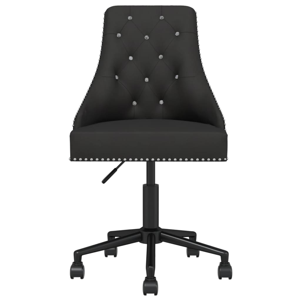 Bürostuhl Drehbar Schwarz Samt