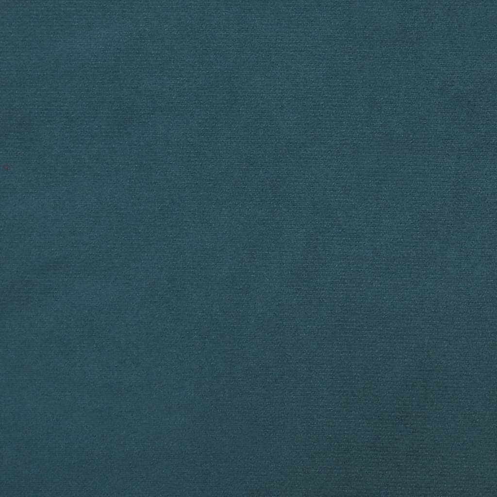 Bürostuhl Drehbar Blau Samt
