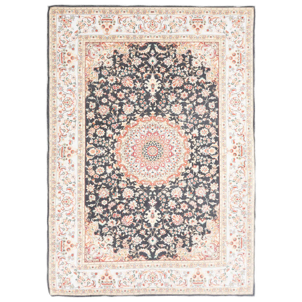 Teppich Bedruckt Waschbar Faltbar Bunt 160x230 cm Polyester