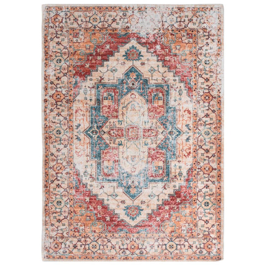 Teppich Bedruckt Waschbar Faltbar Bunt 160x230 cm Polyester