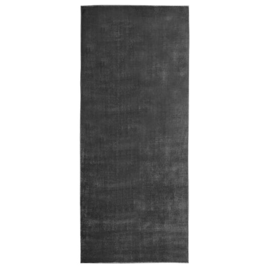 Teppichläufer Waschbar Faltbar Anthrazit 80x200 cm Polyester