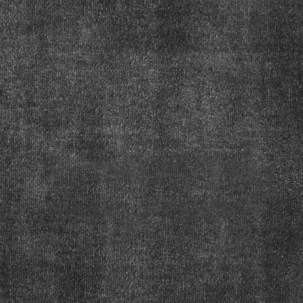 Teppichläufer Waschbar Faltbar Anthrazit 80x200 cm Polyester